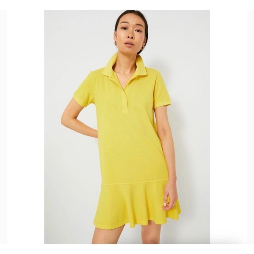 Tuckernuck Pique May Polo Dress – Yellow (Size XS)